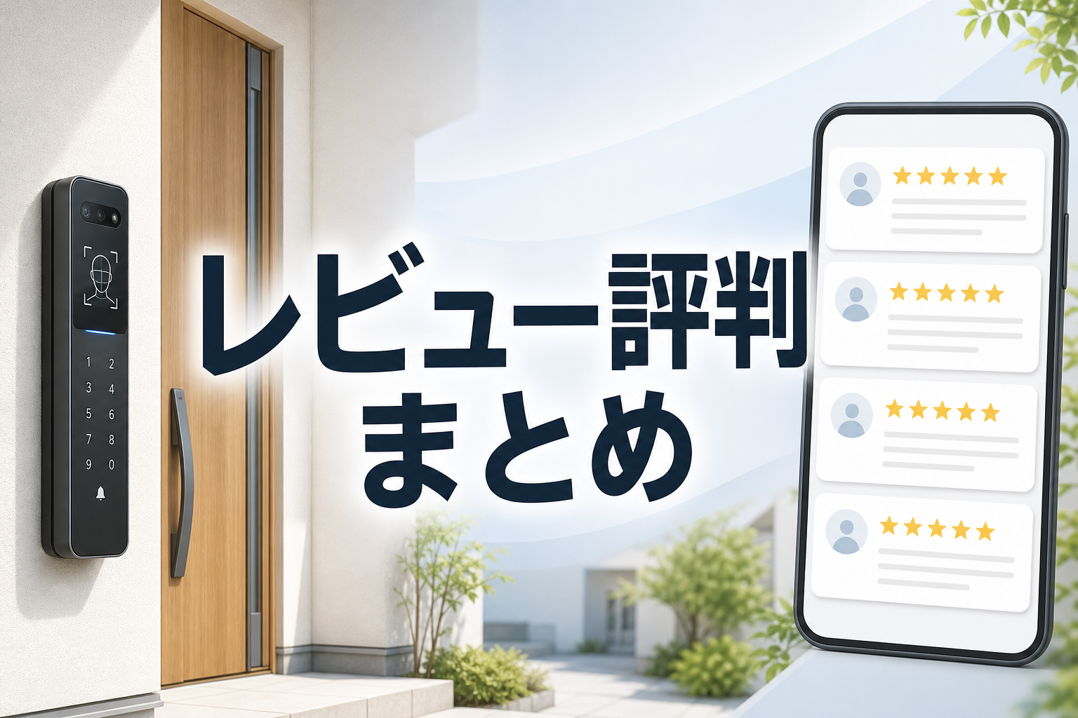 SwitchBot 顔認証パッドのレビュー・評判まとめのイメージ画像
