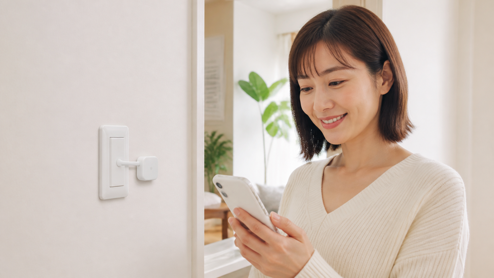 SwitchBotボットをスマホで操作する利用者